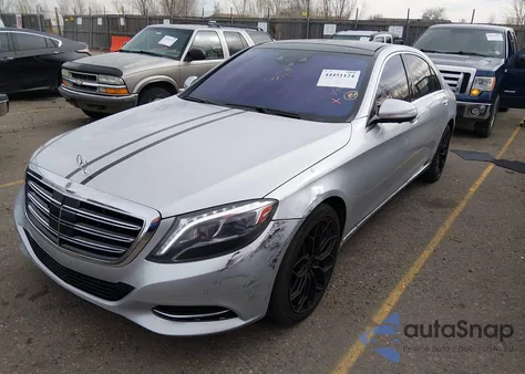2015 Mercedes-Benz S 550 4Matic из США, поврежденный, VIN WDDUG8FB1FA184877